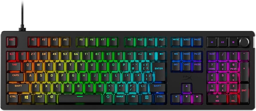 Amazon.co.jp: HyperX Alloy Rise ゲーミングキーボード 日本語配列