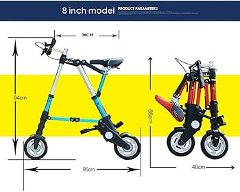 Amazon | ALTRUISM A-Bike ユニセックス 8インチホイール ミニ超軽量