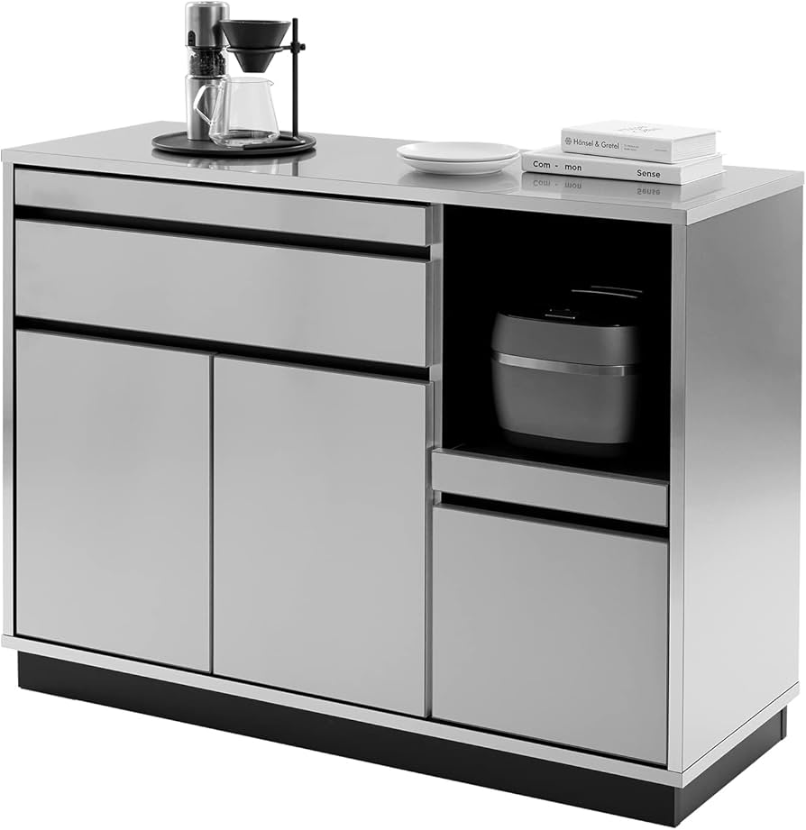 Amazon｜LOWYA ロウヤ キッチンカウンター キッチン収納 キッチン