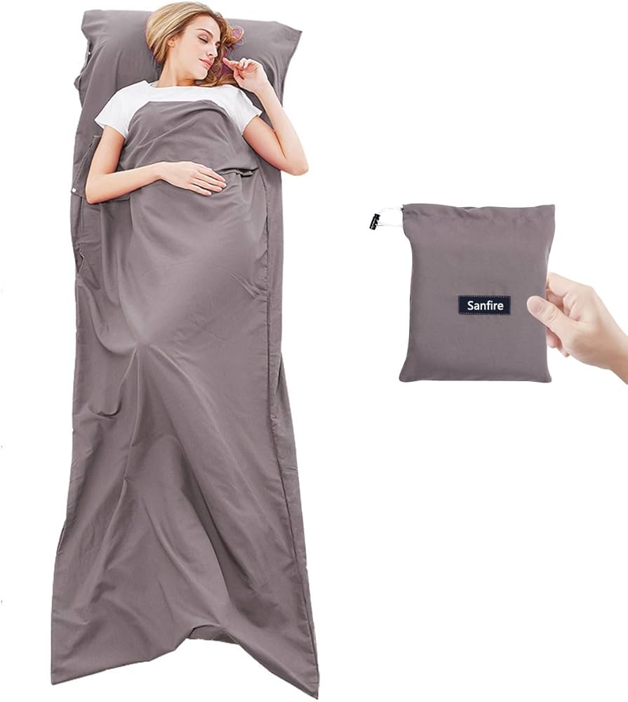 Amazon | インナーシーツ シュラフ 寝袋 单人用 インナーシュラフ