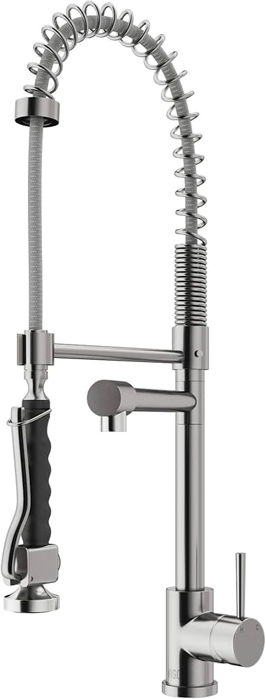 VIGO Zurich 27'' H Single Handle Pull-Down Sprayer Kitchen Faucet