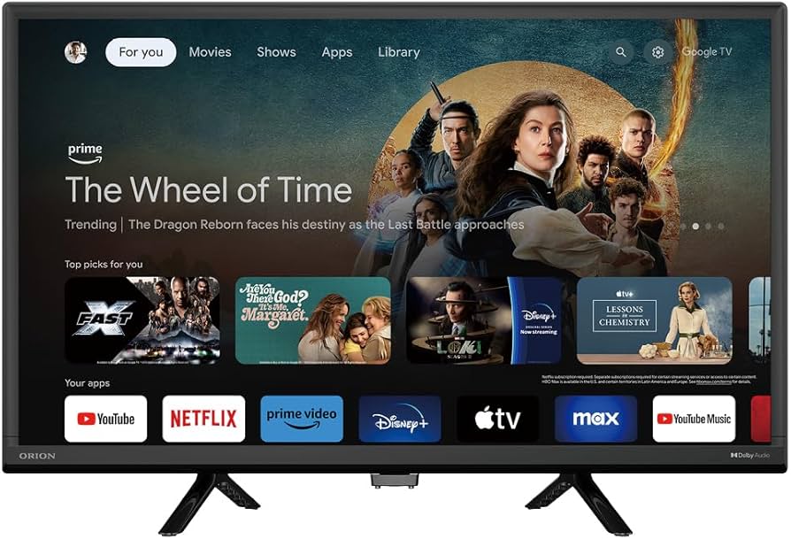 Amazon | オリオン スマートテレビ 24V型 ハイビジョン 液晶 Google TV