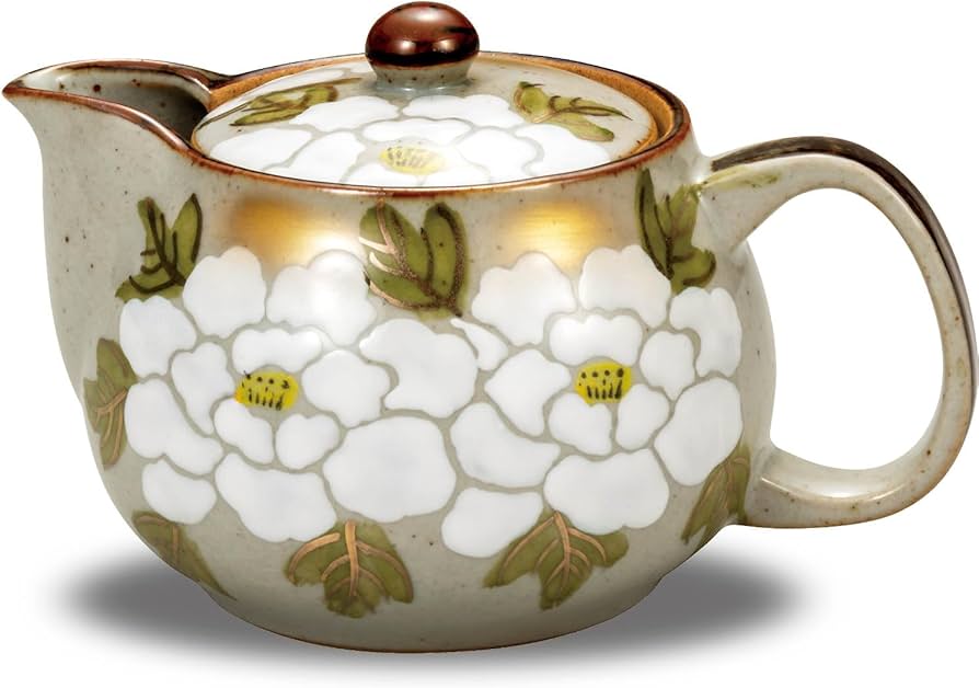 Amazon | 急須 おしゃれ 食器 九谷焼 ポット 白牡丹 陶器 ブランド 和