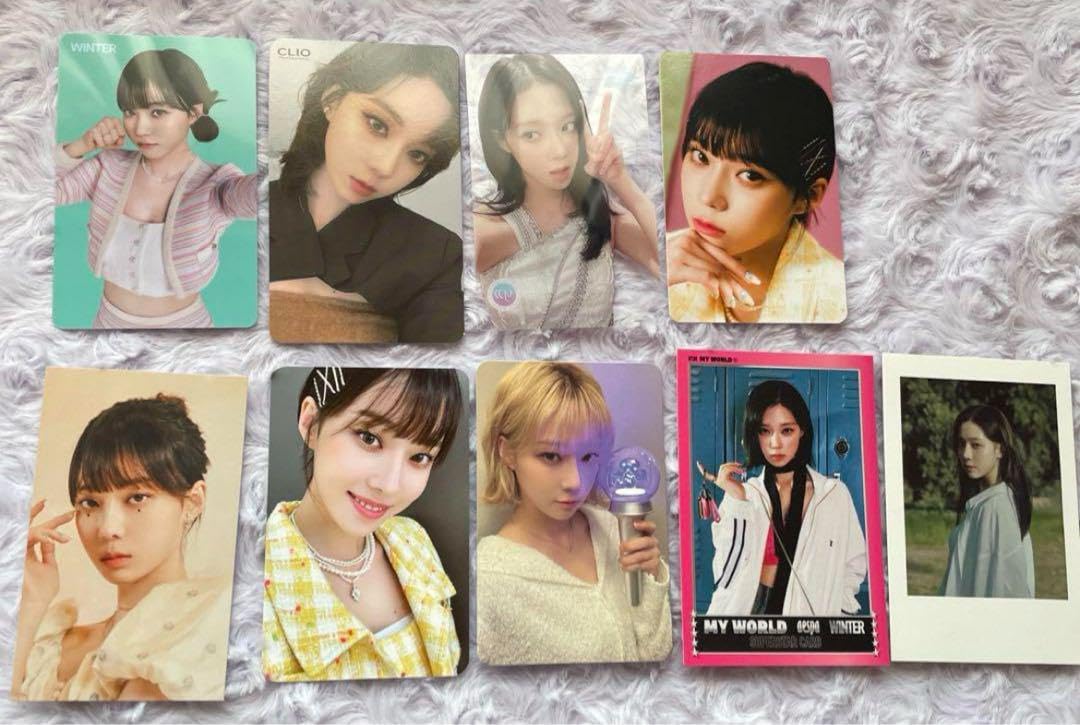 Amazon.co.jp: 公式 aespa ウィンター トレカ winter シーグリ fc tams