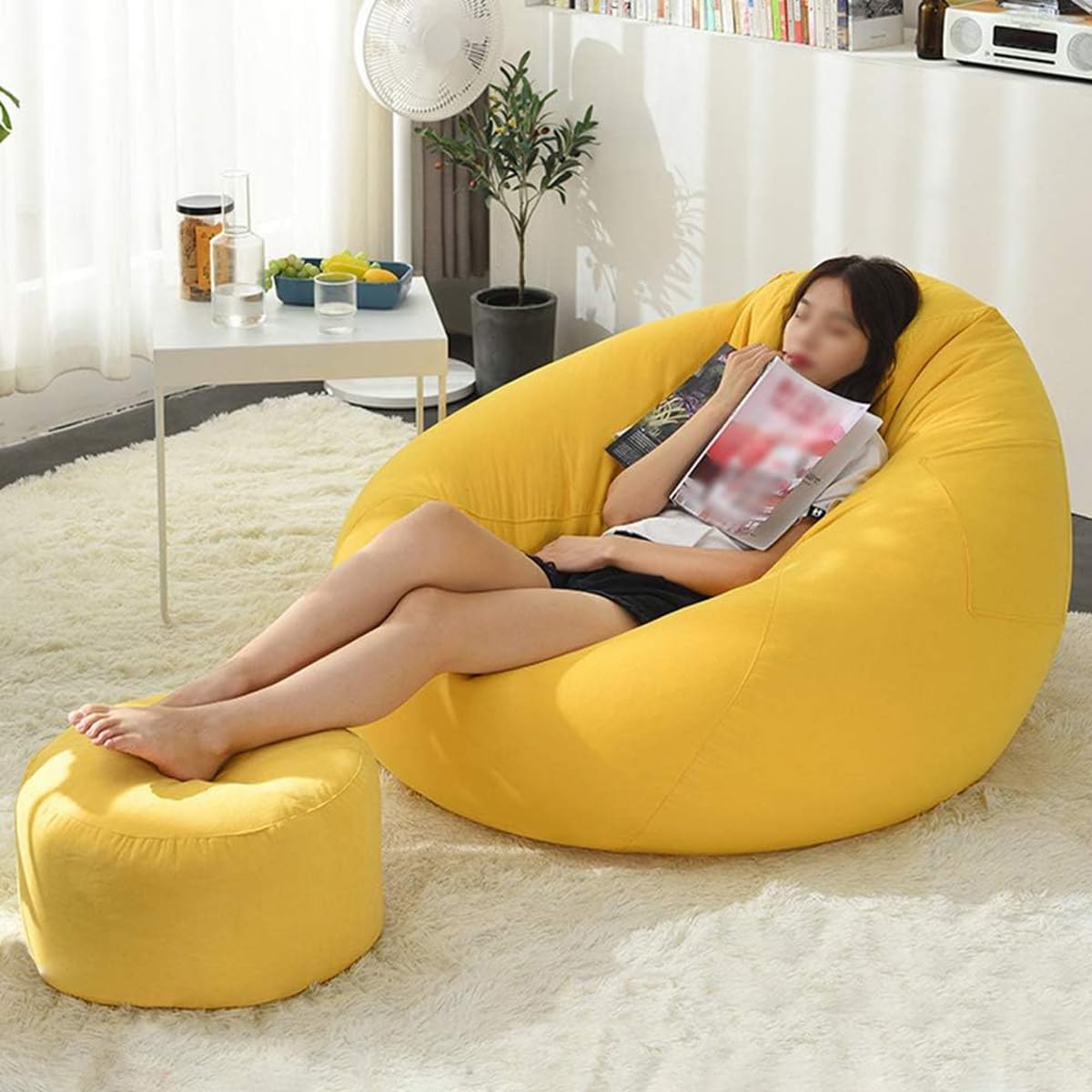 Amazon.co.jp: ビーズクッション 魔法のビーズクッション座布団 ひとを