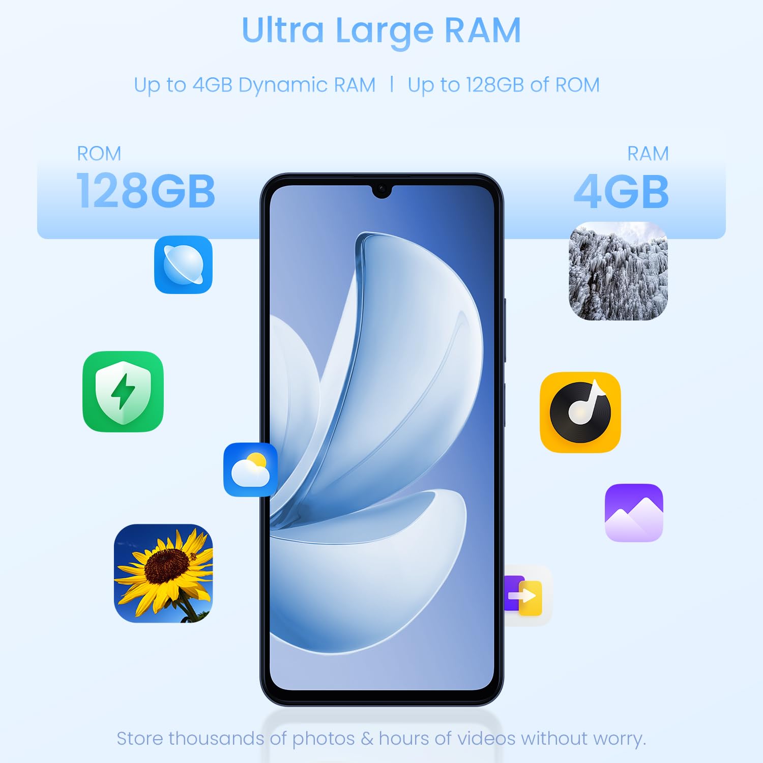 Amazon.com: realme Note 70T 4G Smartphone 4+64GB, 6.75 inch Screen