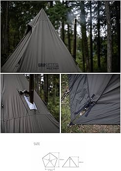 Amazon | GRIP SWANY グリップスワニー FIRE PROOF GS MOTHER TENT