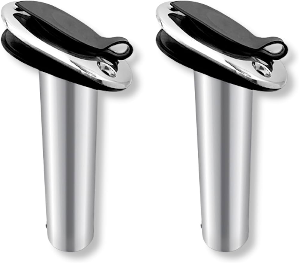 Amazon | Lezalic ロッドホルダー 埋め込み式 ステンレス製 船べり 15