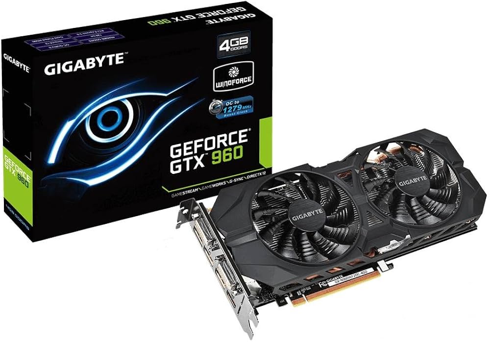 Amazon | Gigabyte GV-N960WF2OC-4GD NVIDIA GeForce GTX 960 4GB