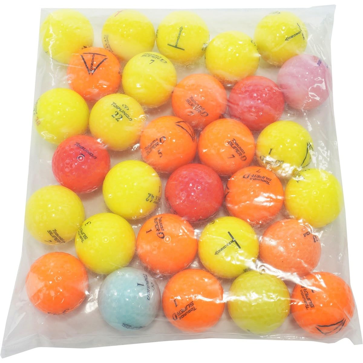 Amazon.co.jp: Lost Ball トブンダ 飛距離重視 混合 ボール 30個セット