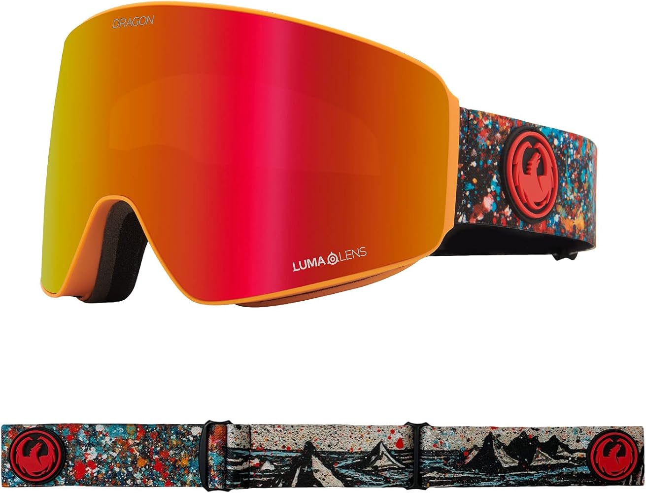 Amazon | ドラゴン メンズ スノーゴーグル PXV ボーナスレンズ付き