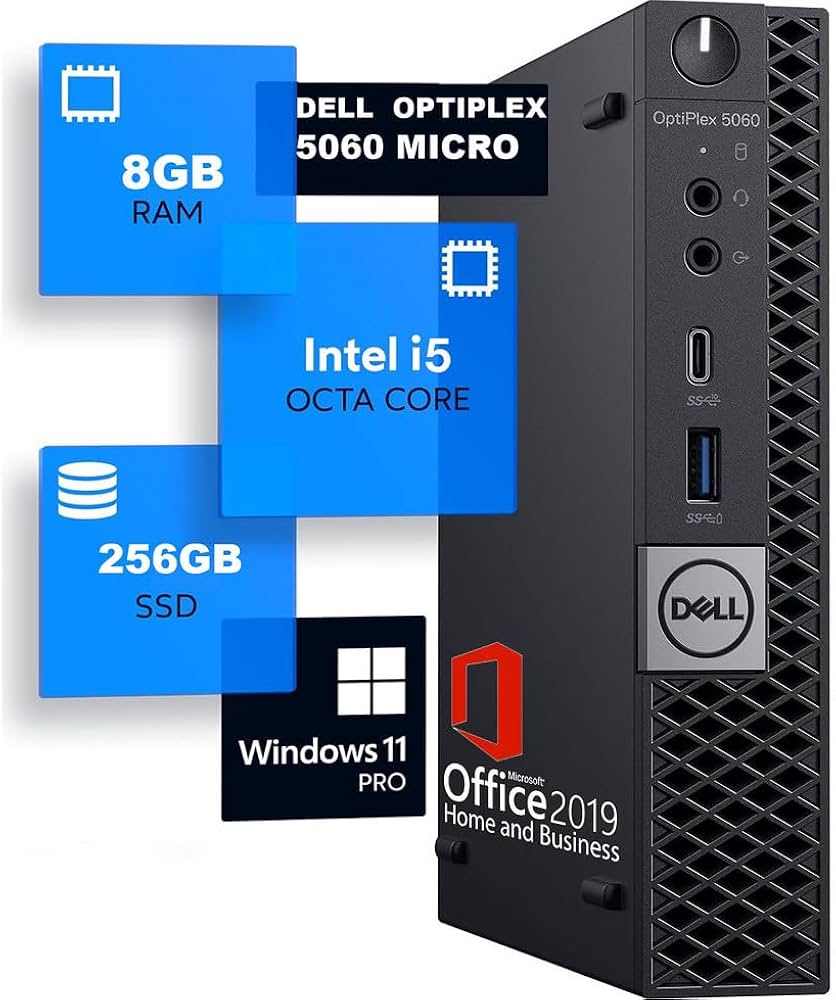 Amazon.co.jp: 【整備済み品】 Dell 超ミニPC OptiPlex 5060 Micro