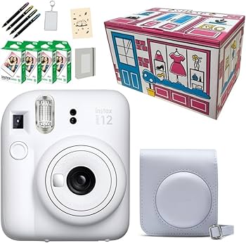 Amazon | インスタントカメラ チェキ instax mini 12 (トキメキギフト