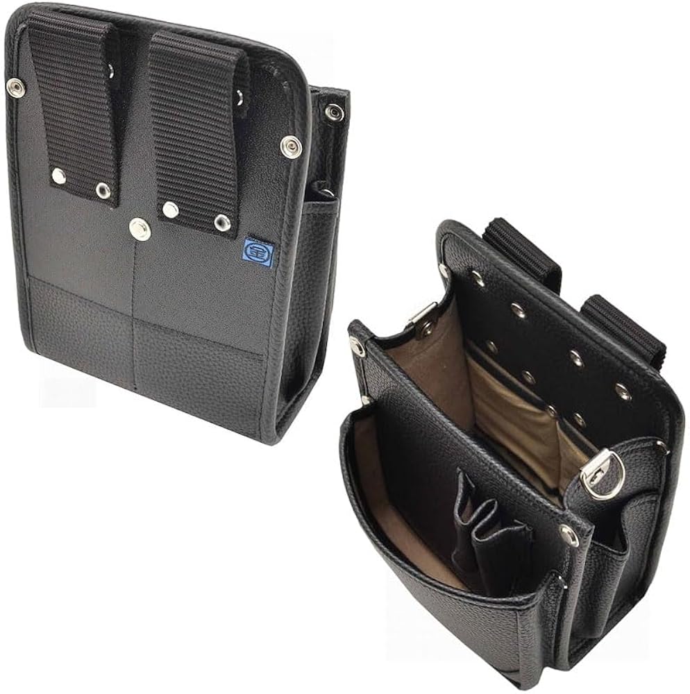 Amazon.co.jp: マルキン印 内ポケット付 レザー腰袋 B2 黒 ※取寄品