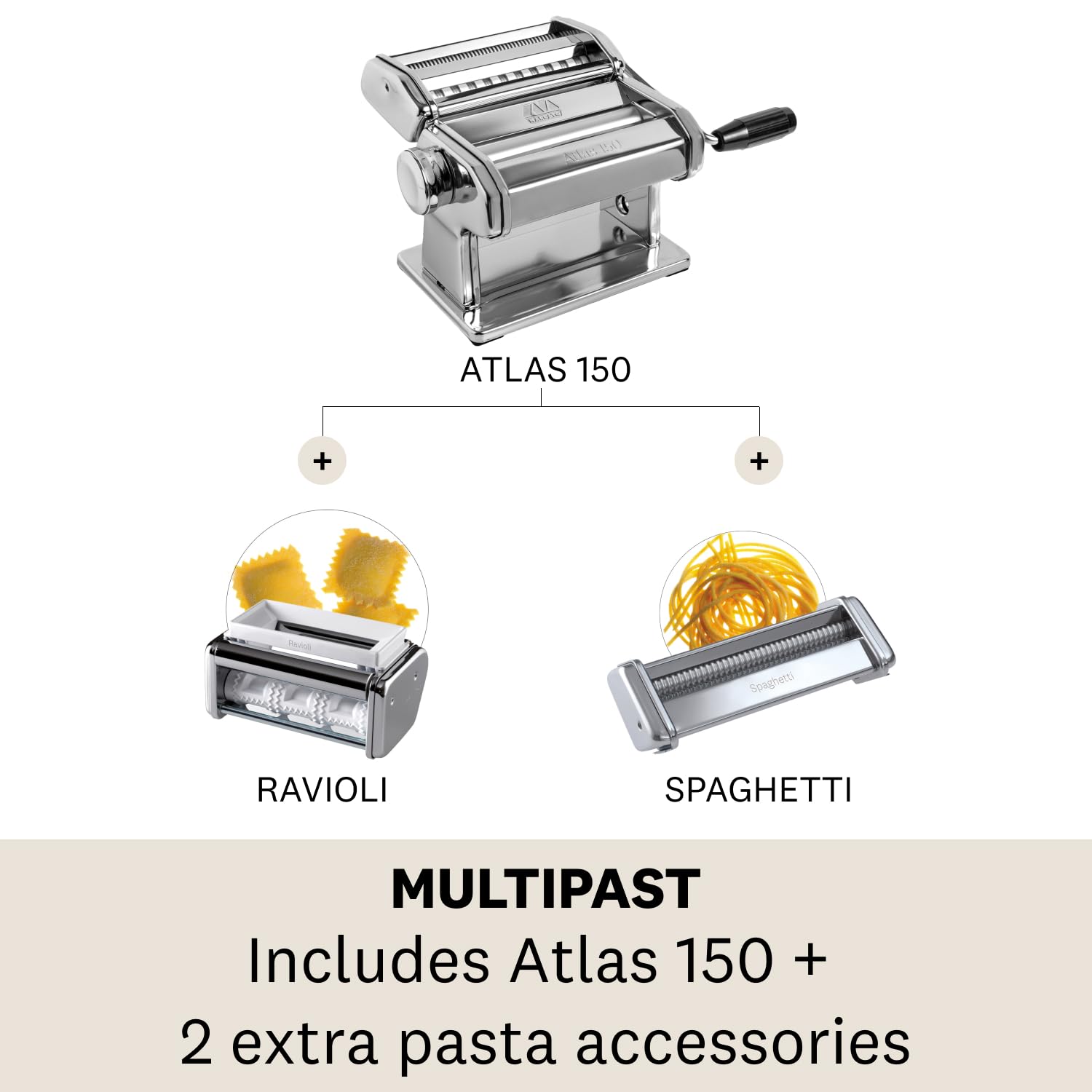 Amazon | MARCATO イタリア製 PASTASET パスタマシン ギフトセット