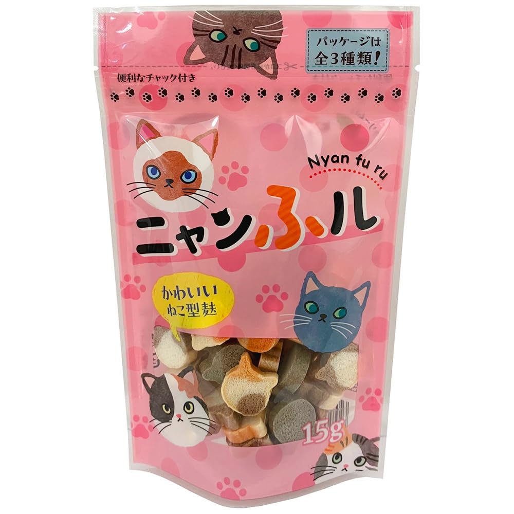 Amazon.co.jp: 常陸屋本舗 ニャンふル 15g×5個 : 食品・飲料・お酒