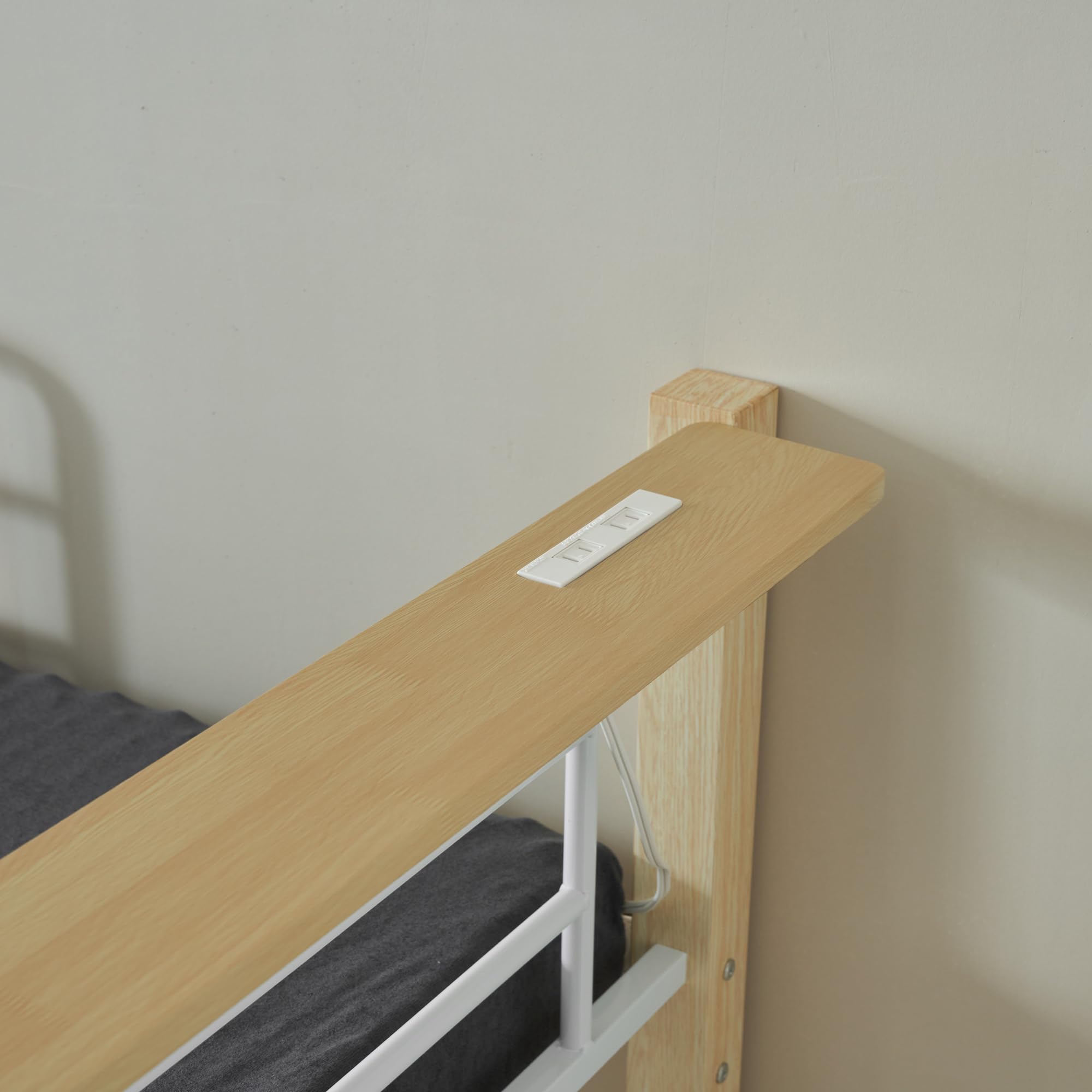 Amazon｜ロフトベッド パイプベッド シングル 耐荷重150kg 高さ140cm