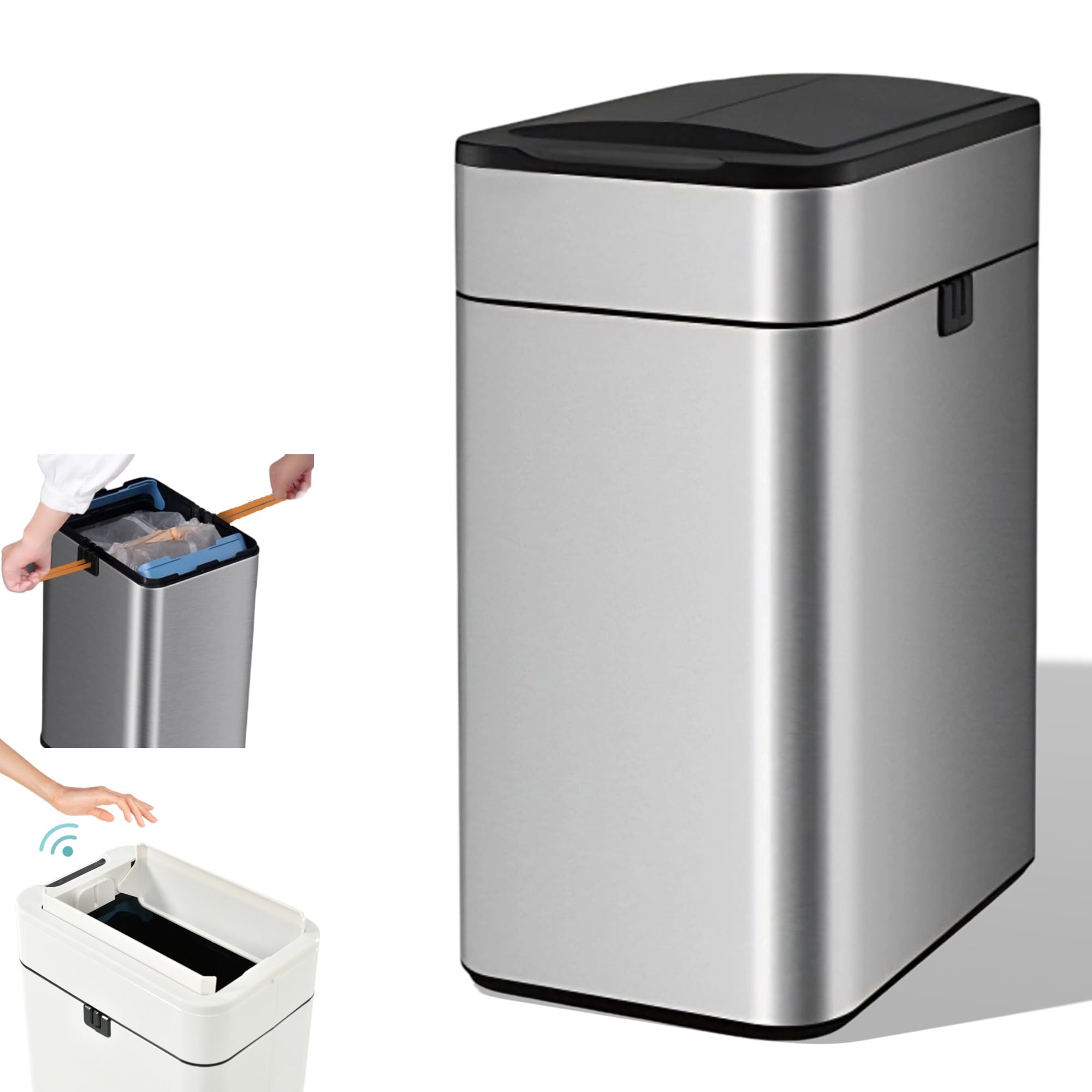 Amazon｜【世界中人気-上質】ゴミ箱 自動ゴミ 50L センサー式