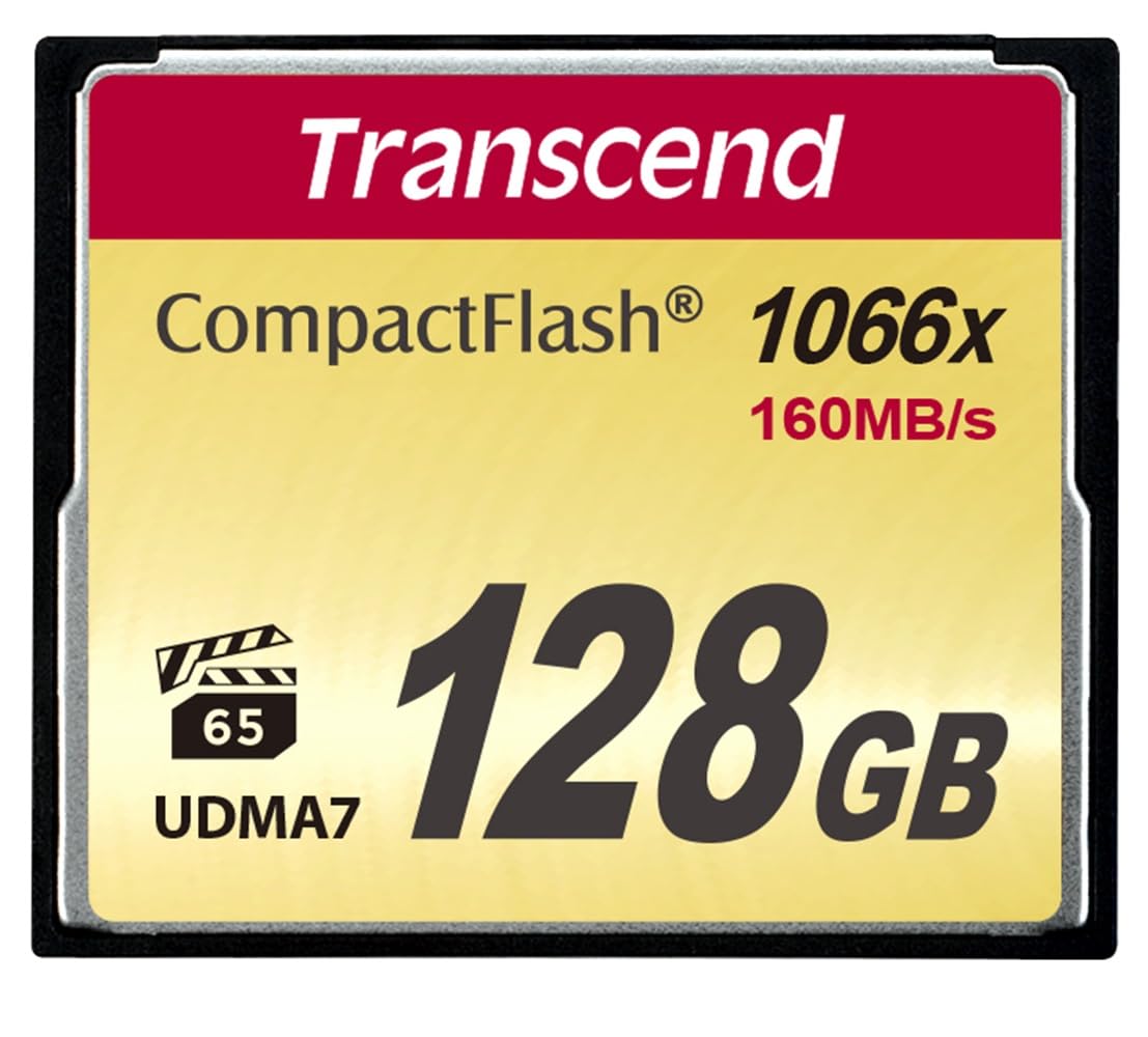 Amazon.com: Transcend 128GB Compact Flash Memory Card 1000x