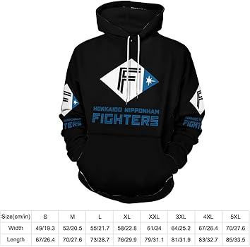 Amazon.co.jp: [ZKCASA] 北海道日本ハムファイターズ パーカー メンズ