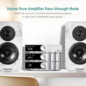 Amazon.co.jp: SMSL PA200 HIFI パワーアンプ 160W 2チャンネル