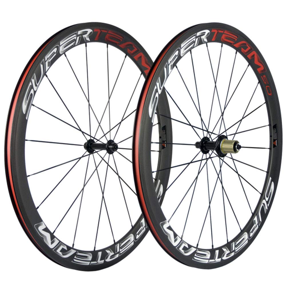 Amazon | SUPERTEAM 50mm クリンチャ ーホイールセット700c 23mm