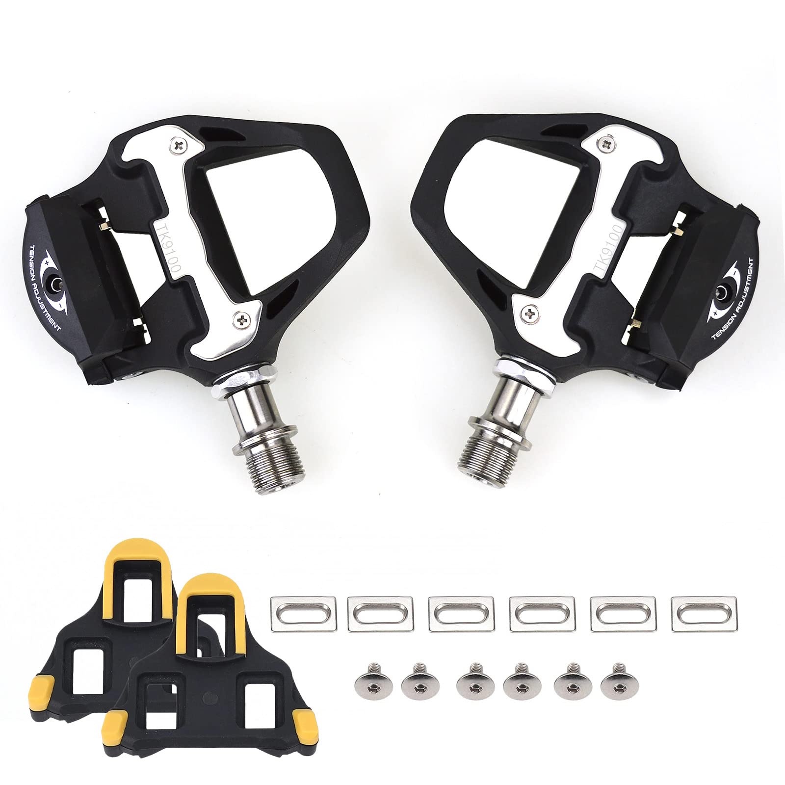 Amazon | 軽量215g シマノSPD-SL対応 TK9100 ロードバイク軽量