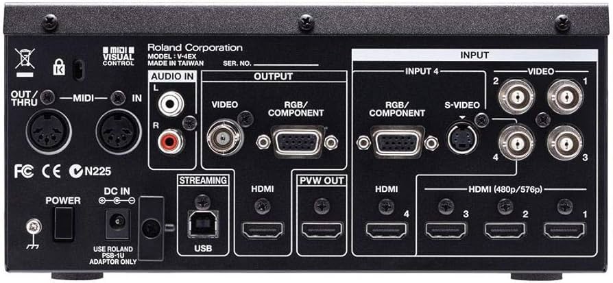 Amazon.com : Roland V-4EX 4-Channel Digital Video Switcher for