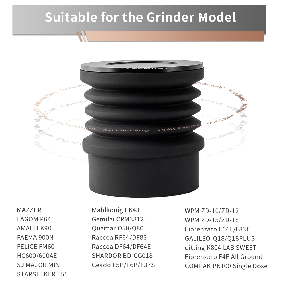Amazon | エスプレッソコーヒーグラインダー 単回投与ホッパー
