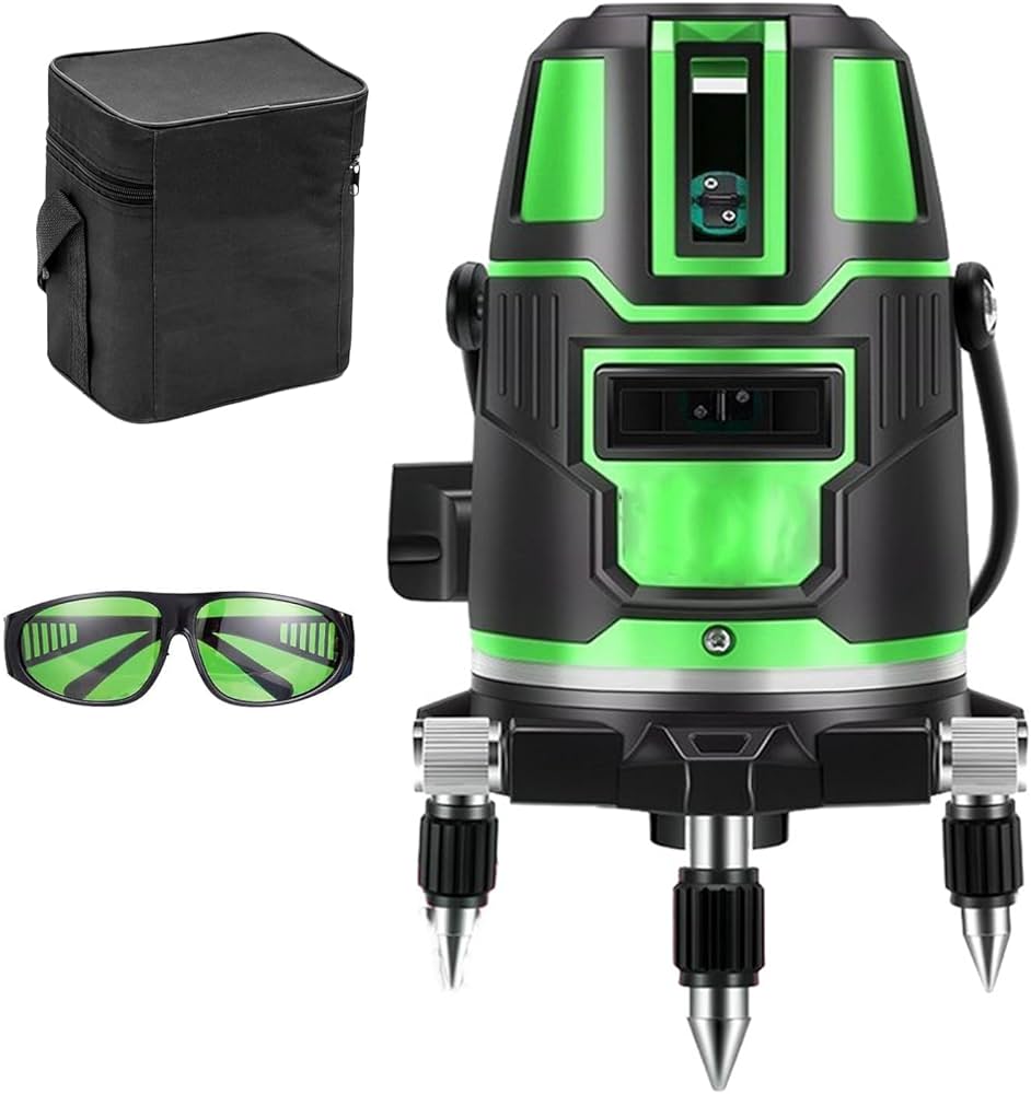 Amazon | 【Amazon.co.jp限定】 5ライン グリーンレーザー墨出し器 5線