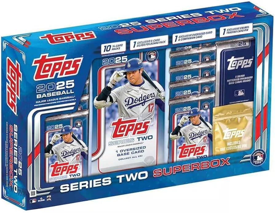 2025 Topps MLB Series 2 Baseball Trading Card Super Box : Amazon