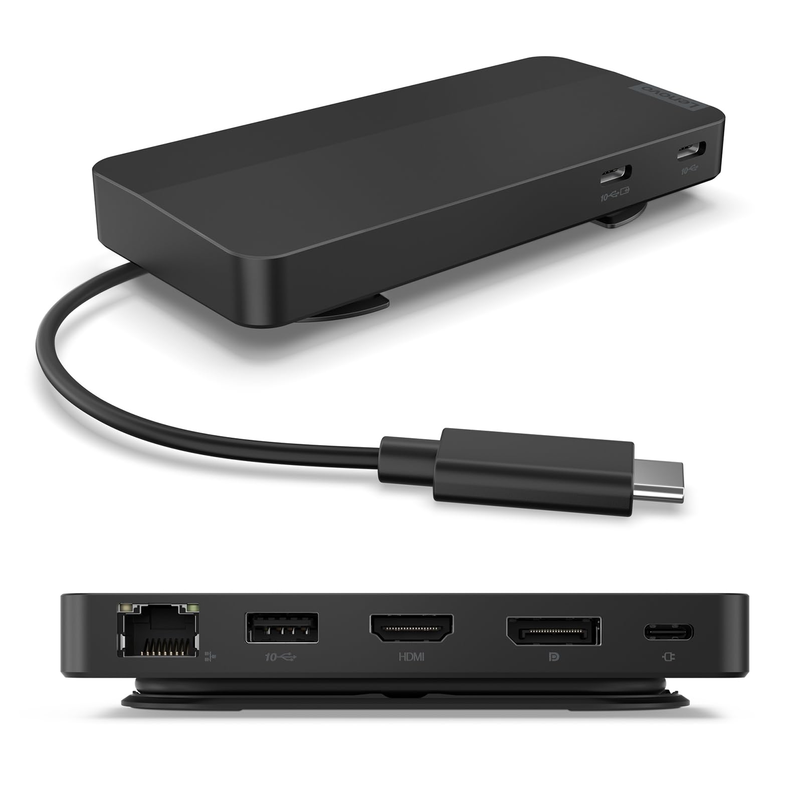 Amazon.com: Lenovo USB-C Dual Display Travel Dock - 7 Ports