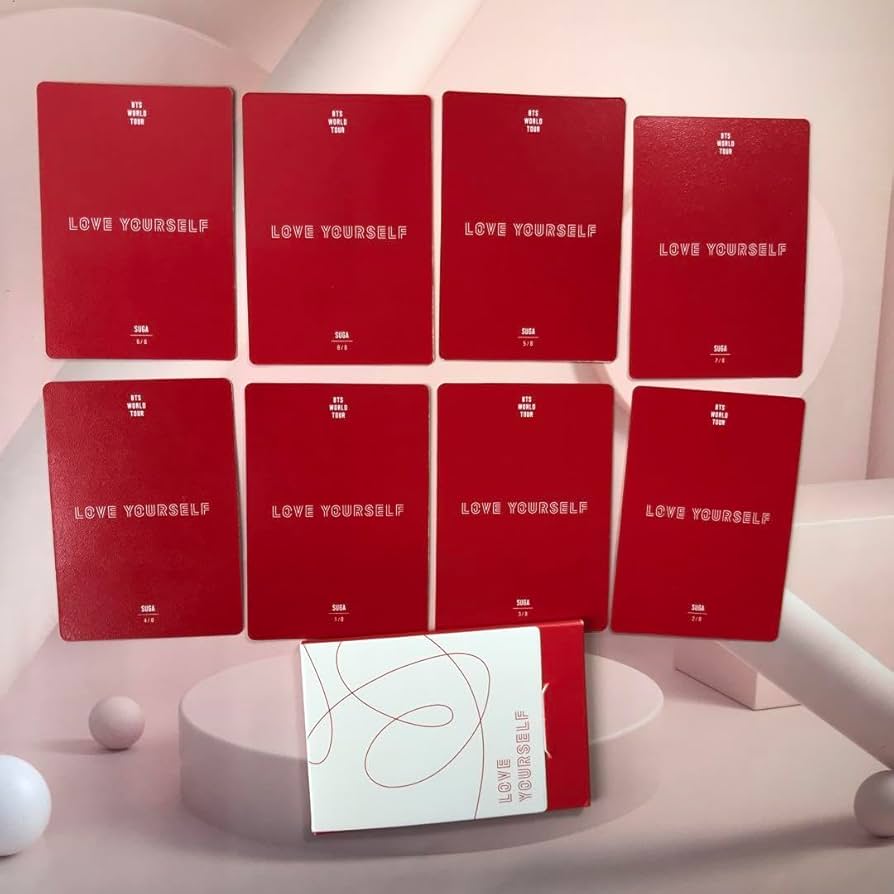 Amazon.co.jp: BTS LOVE YOURSELF ミニフォトコンプ ユンギ SUGAトレカ