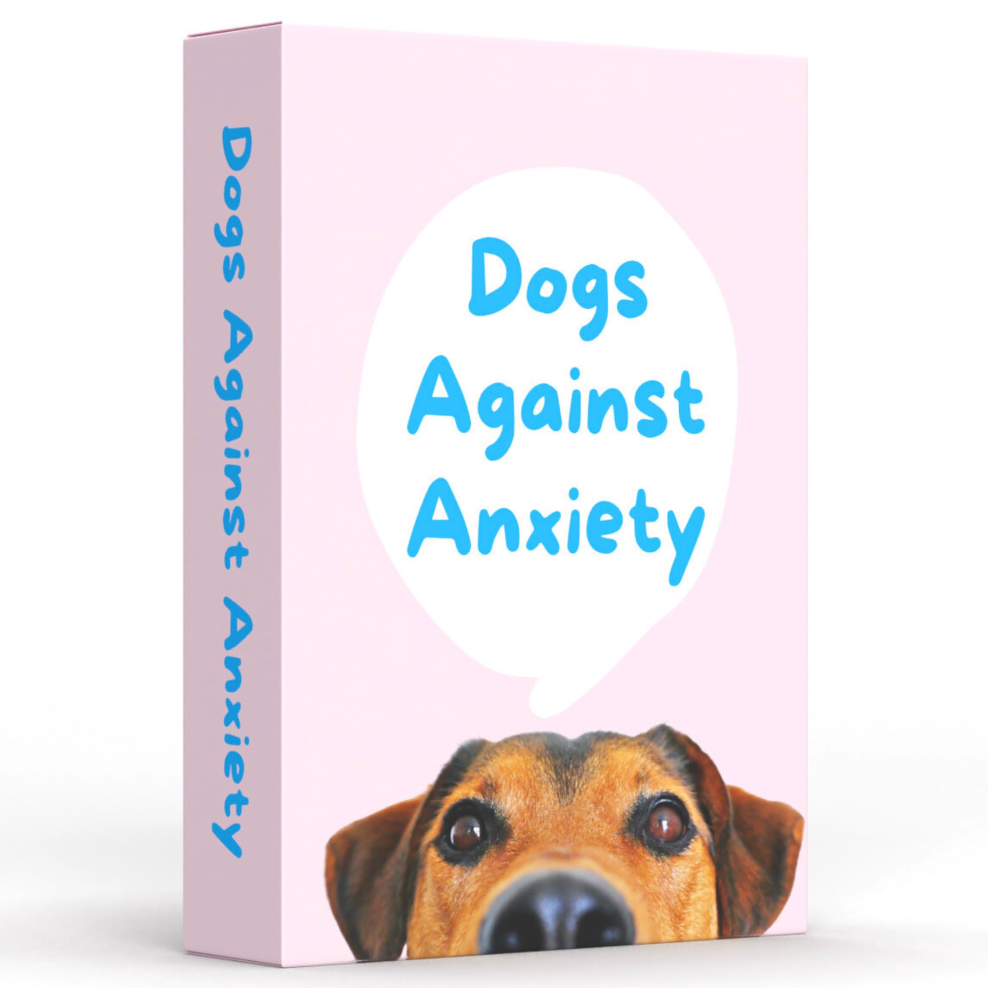 CATCHYOURDREAMS Dogs Against Anxiety Cards - 50 Cards For Self