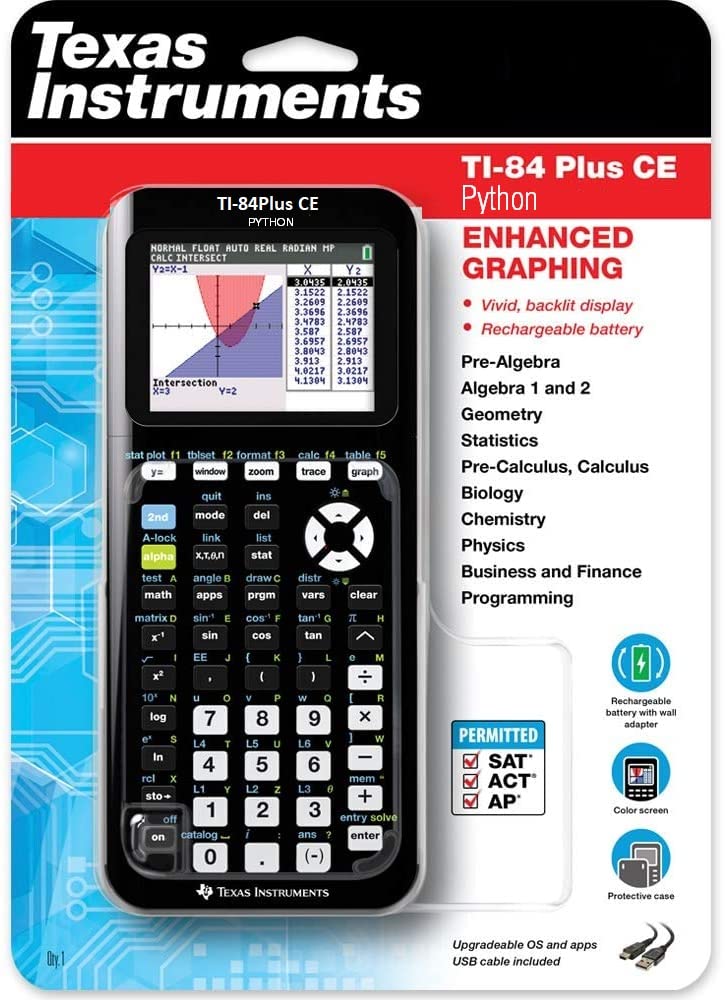Amazon | [最新]TI-84Plus CE Python日本語マニュアル付き[入門,76p