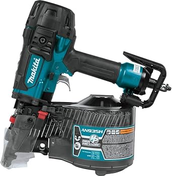 Amazon | マキタ(Makita) 90mm 高圧エア釘打 (赤) エアダスタ付 AN935H