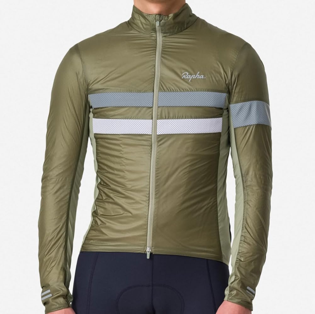 Amazon.co.jp: Rapha BIJ06XX Men's Brevet Insulated Jacket, Olive