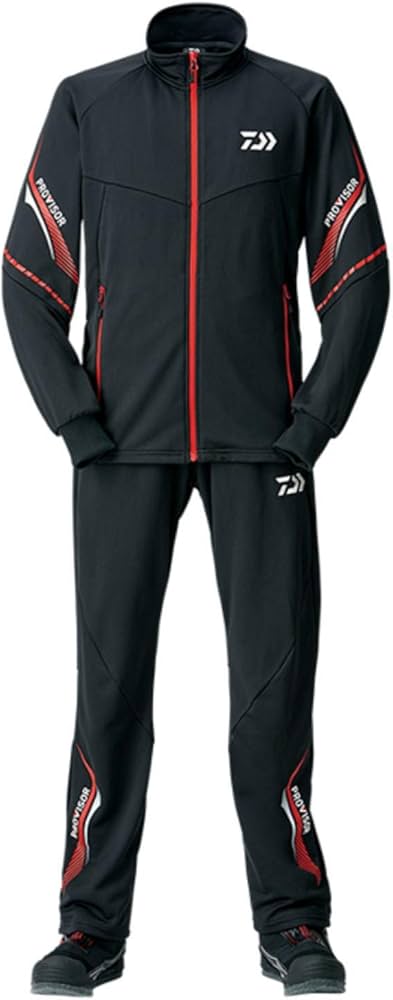 Amazon.co.jp: ダイワ(DAIWA) プロバイザー ジャージスーツ ブラック