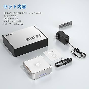 Amazon.co.jp: NiPoGi ミニpc N97 mini pc 8GB+256GB SSD Windows11 4