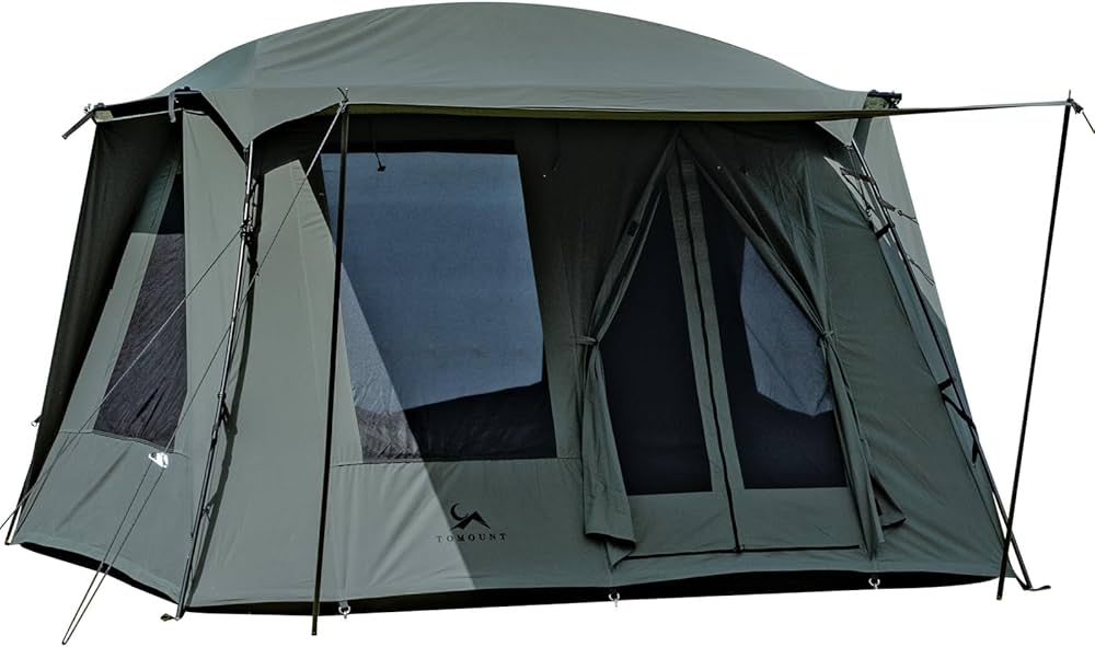 Amazon.co.jp: 【在庫一掃】TC ロッジテント 自立式 2-4人用 多機能