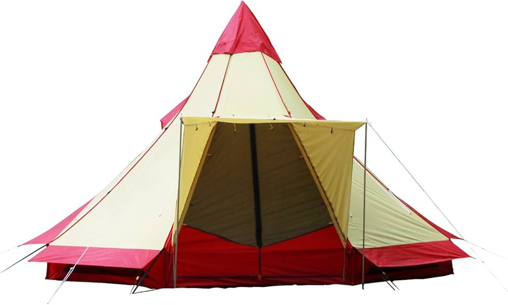 Amazon | ogawa(オガワ) テント ピルツ19 [10人用] レッド×サンド 2799