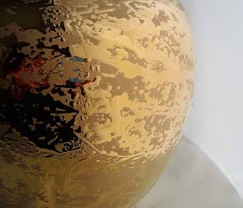 Amazon.co.jp: ナルミ金彩ゴールド花瓶壺フラワーベース全長24cm