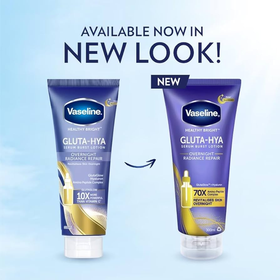 Amazon | Vaseline GLUTA-HYA オーバーナイト ラディアンス リペア 70X