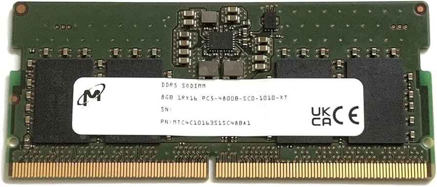 Amazon.co.jp: Micron SODIMM 8GB PC5 DDR5 4800 1Rx16
