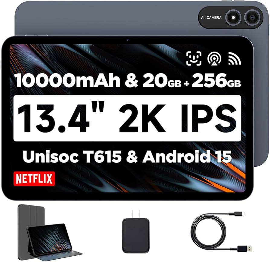 Amazon.com : BNCF Bpad 13 Tablet 13.4 inch Large Screen Android 15