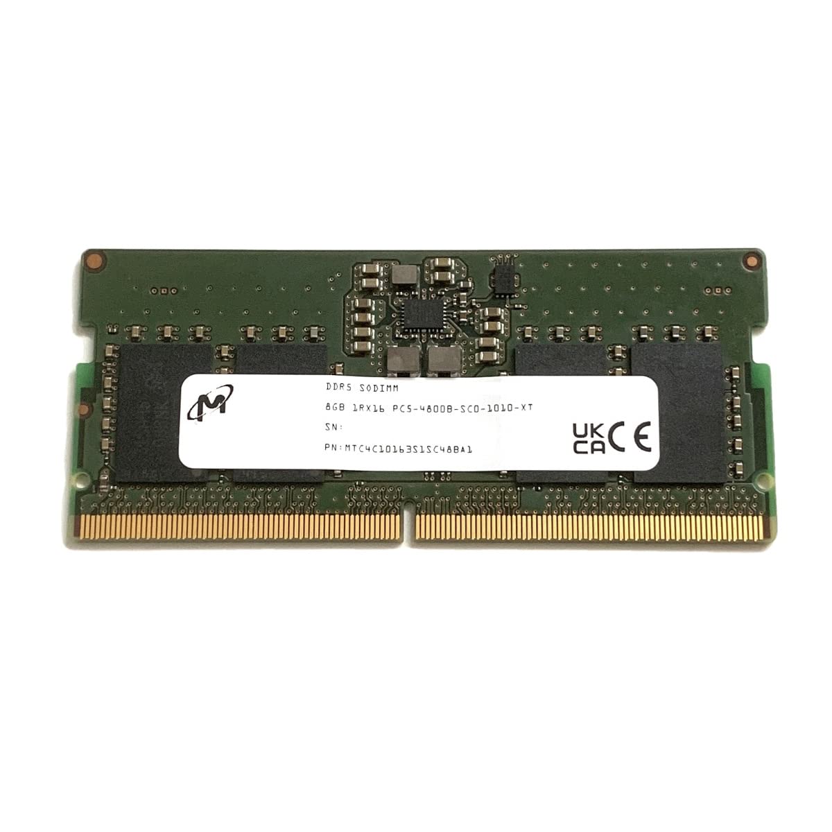 Micron SODIMM 8GB PC5 DDR5 4800 1Rx16 MTC4C10163S1SC48BA1 Laptop