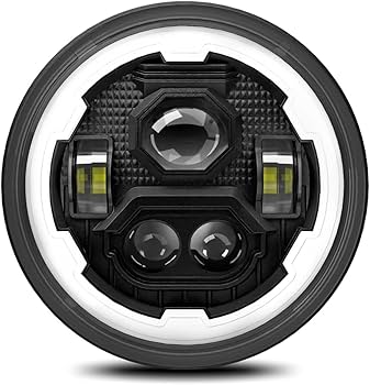 Amazon.co.jp: Hosioe 7 インチ LED ヘッドライト丸型ヘッドライト Hi