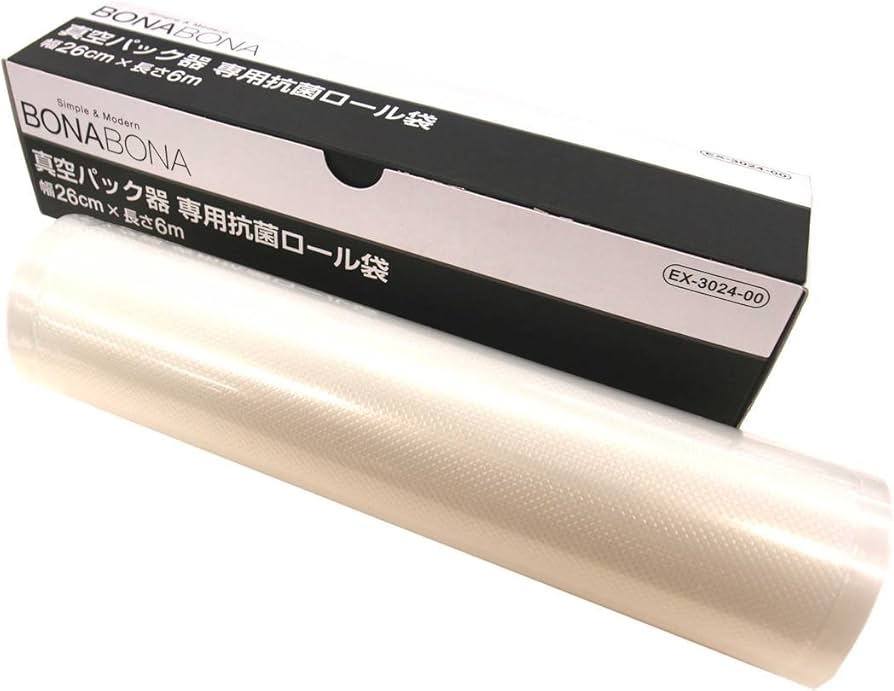 Amazon | CCP BONABONA 真空パック器専用抗菌ロール袋(26cm×6m) EX