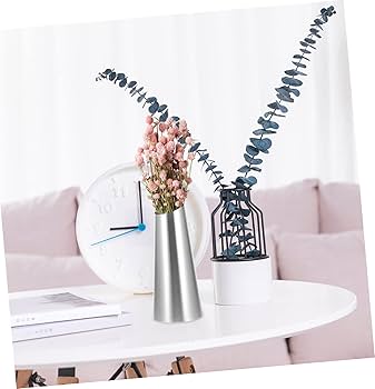 Amazon.co.jp: MUSISALY 花瓶 ステンレススチール 洗練された