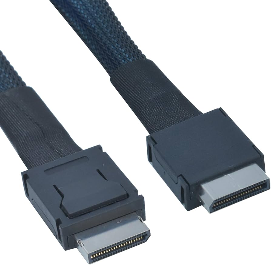 Amazon.co.jp: LetLinkSo Oculink Cable PCIe 4.0 SFF-8611 4i